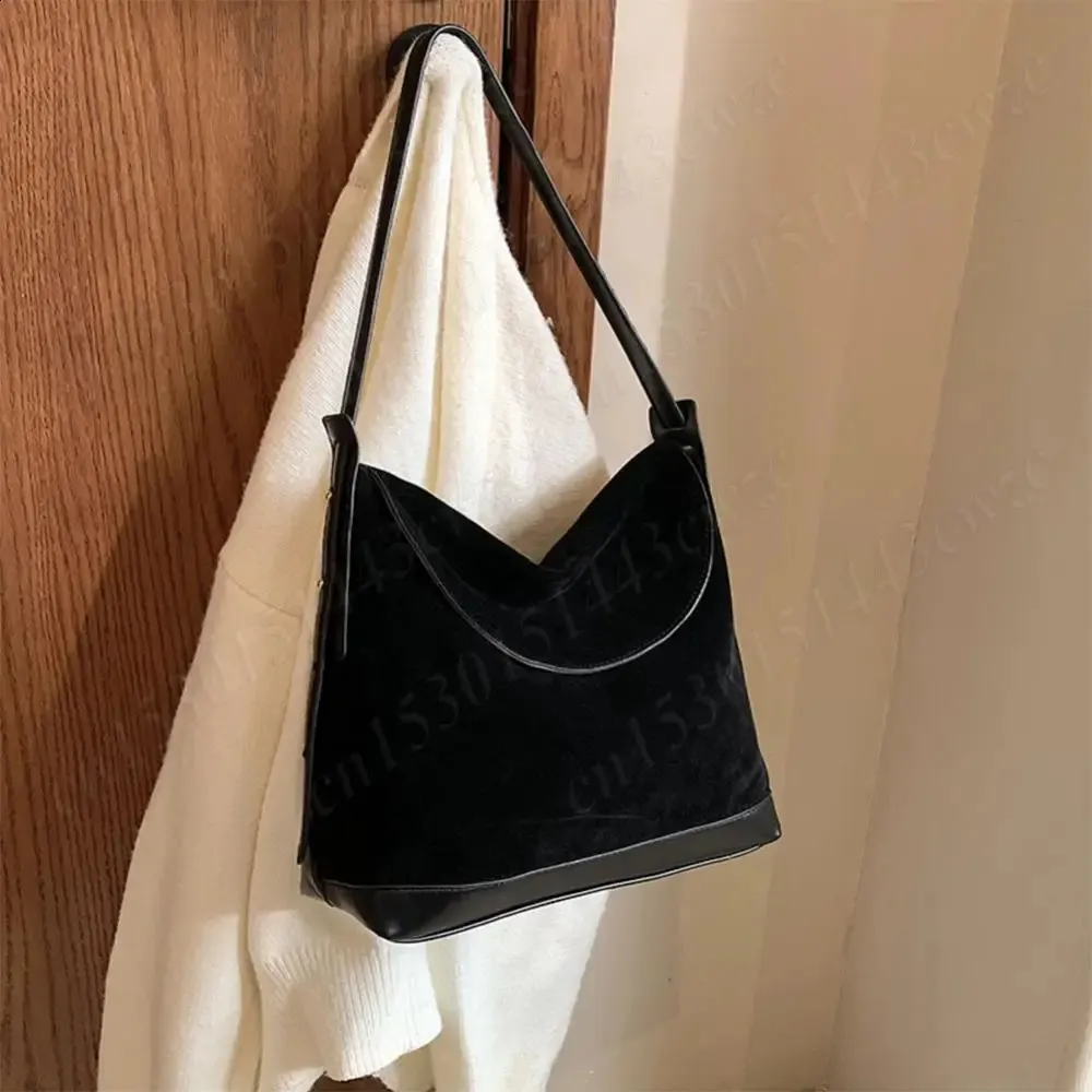 Borsa a tracolla in pelle scamosciata per donna, chiusura magnetica, tracolla regolabile, borsa a tracolla multitasche, borsa hobo per lavoro e viaggio_voghion.com