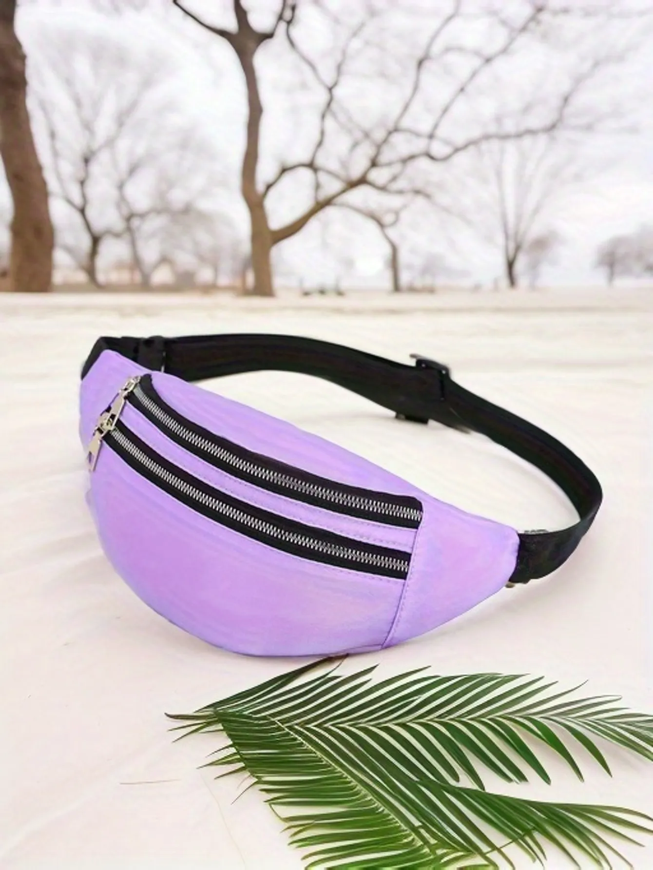 Waist Pack Wallet Purse Casual Large Phone Belt Pouch Women Travel Motorcycle Fanny Banana Bag Hip_voghion.com