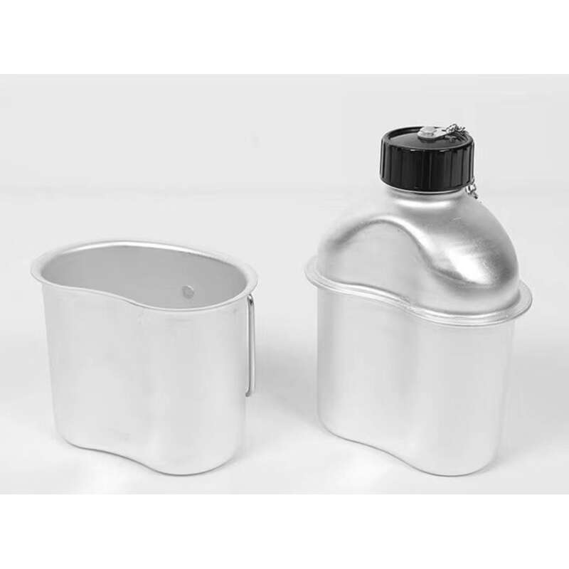 Portable Outdoor Stove Set, Portable American Camouflage Kettle, Military Training New Camping Water_voghion.com