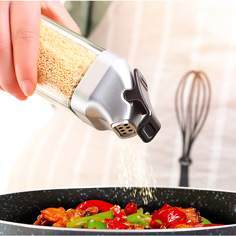 5 stücke Gewürz Flasche Set Kreative Pfeffer Salz Sauce Container Nützliche Gewürze Lagerung Flasche especieros para cocina_voghion.com