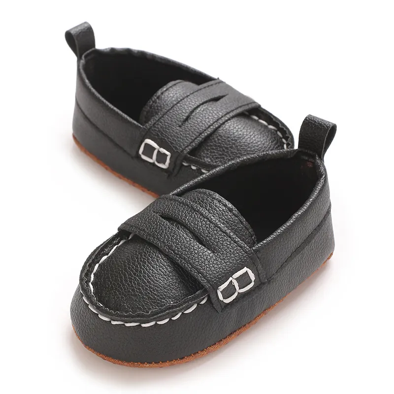 Fashion Infant Casual for Baby Boys Loafers Newborn Happysteps Footwear Toddler Girls Soft Bottom Leather Shoes 0-18_voghion.com