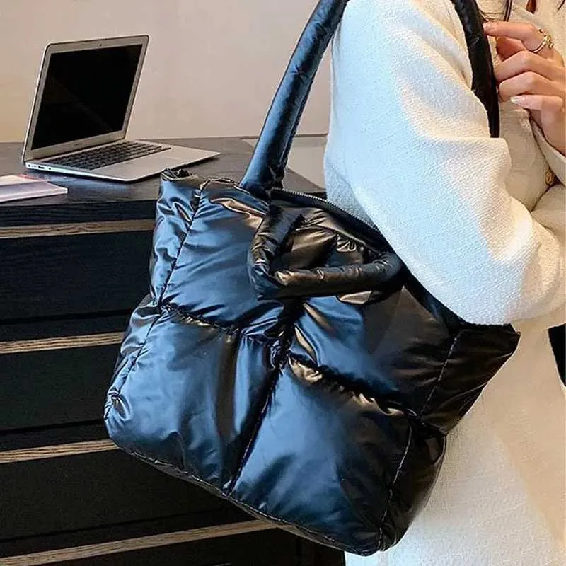 Grote pu leren schoudertas voor dames herfst en winter stijl_voghion.com
