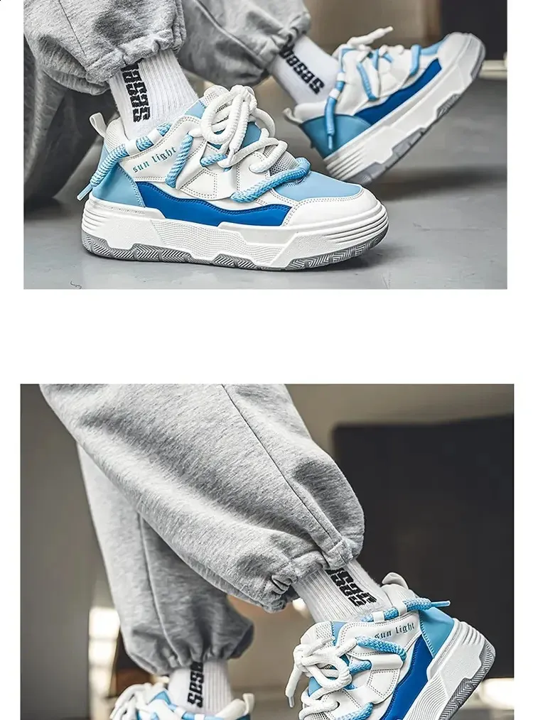 Mężczyzna Projekt Kobiety Mężczyźni Chleb Szeroka Podeszwa Pary Unisex Chunky Sneakers Hip Hop Sportowe Buty 41 42 240801_voghion.com