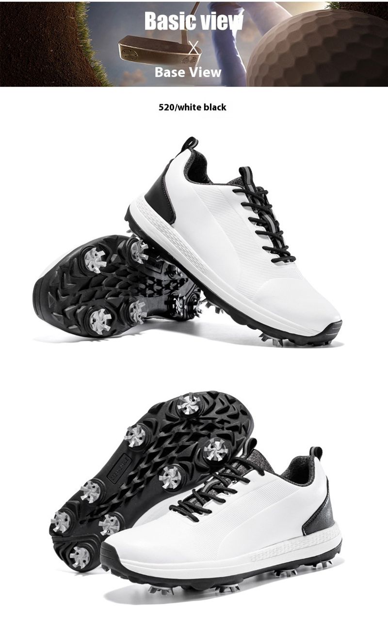 Primavera e verão novos homens golfe respirável quebrado spikes antiderrapante botão fivela ao ar livre casual sapatos esportivos_voghion.com