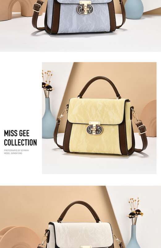 Borse Donna 2025 Nuove Centinaia Di Piccole Borse Quadrate Collisione Colore Moda Borsa A Tracolla Borsa A Mano Borse Da Donna Tendenza_voghion.com