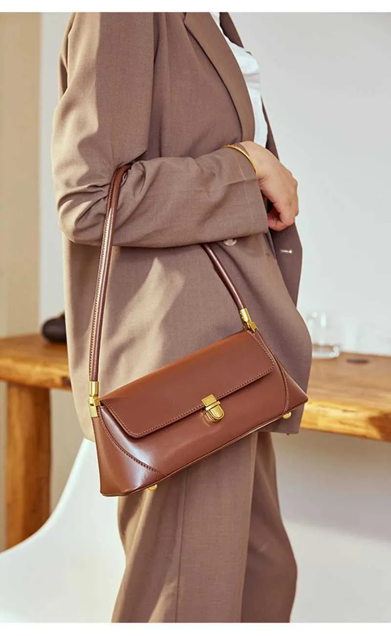 Leren schoudertas en handtas voor dames van echte kwaliteit_voghion.com