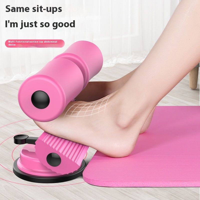 Sit up assist device, fixed suction cup type abdominal roller, waist and abdomen reduction exercise, home fiess_voghion.com