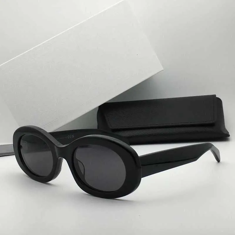 Designer Sonnenbrille Oval Metall Retro Freizeit Für Damen Herren_voghion.com