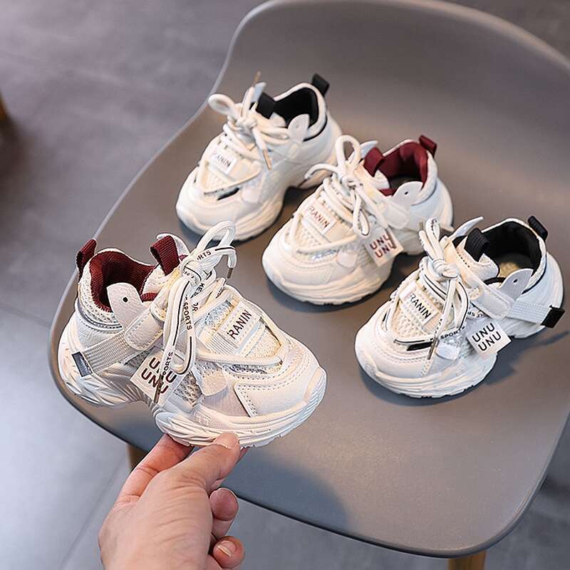 SHLIANG Baby Drenge Piger Sko Børn Sneakers Småbørn Afslappet Ergonomisk Miljøvenlige Sko Første skridt Sportssko Y0334_voghion.com