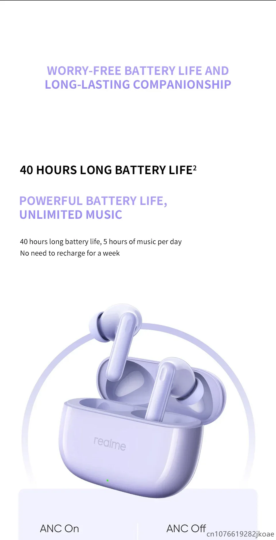 Realme Buds T310 Tws Wireless Bluetooth Headphones With Anc Mic_voghion.com