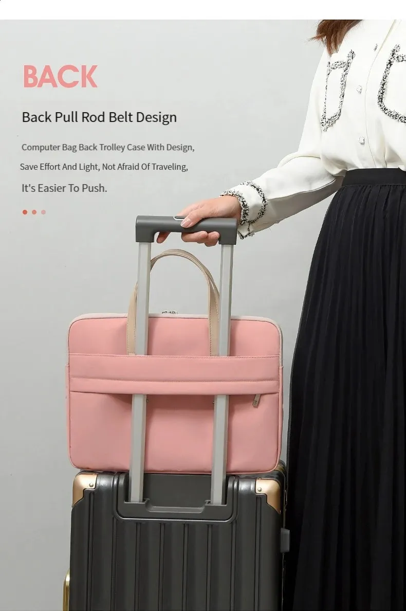 Laptop Sleeve Bag For book Air 13 14 15.6 inch Protective Carrying Case Shoulder Handbag 240907_voghion.com