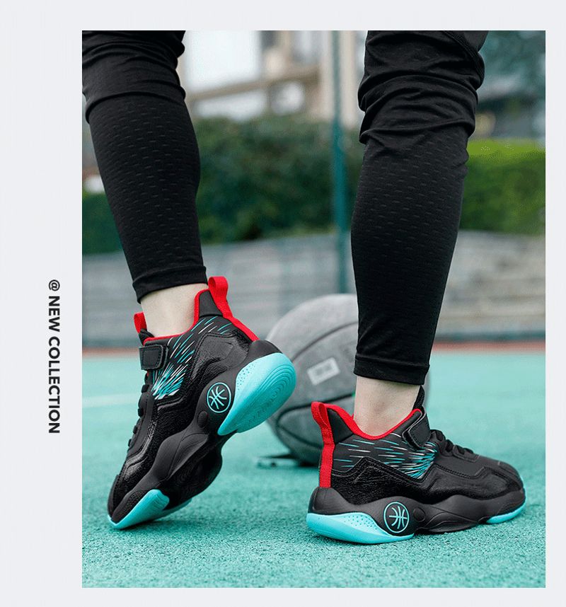 Boys' youth professional sneakers summer new children's sports basketball shoes_voghion.com