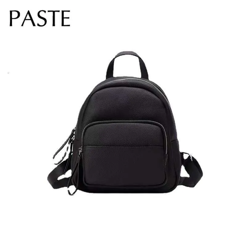 Nuovo zaino da donna in pelle di mucca pieno fiore piccolo beige marrone nero colore borsa a tracolla doppia da donna borsa a tracolla per il tempo libero_voghion.com