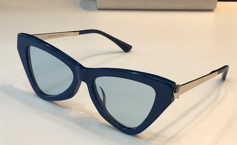 Cat Eye Sunglasses For Men Uv400 Metal Half Frame Stylish Eyewear_voghion.com