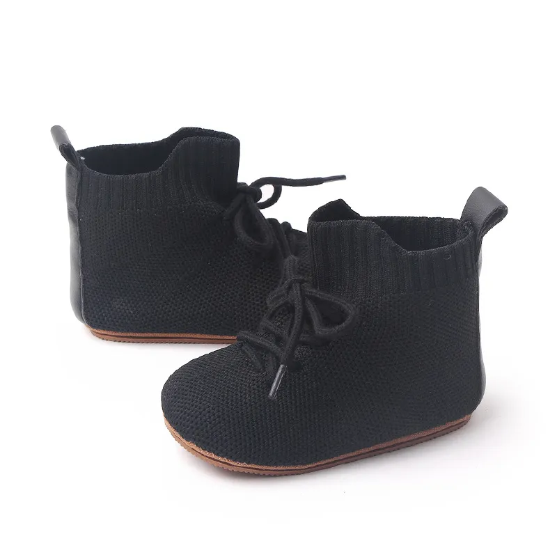 Rutschfest Outdoor-Trëppelschong fir Puppelcher a Klengkanner Cutefeet Baby Prewalker Knöchelstiefelen_voghion.com