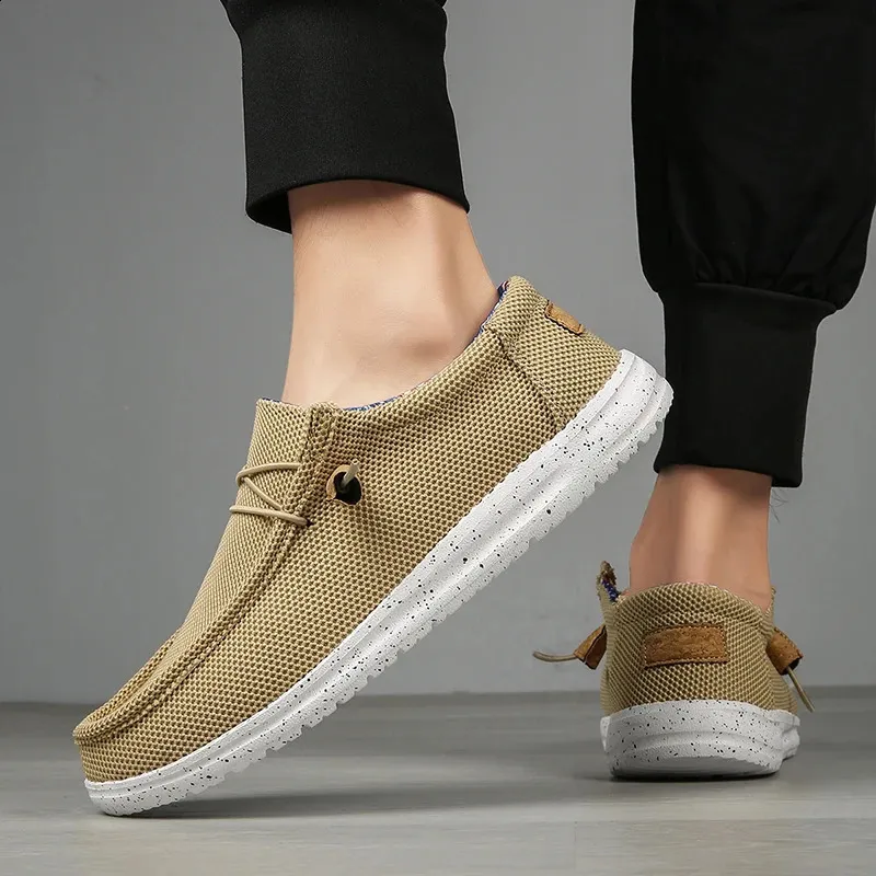 Herren Freizeitschuhe Aus Canvas, Bequeme Slipper Für Den Sommer_voghion.com