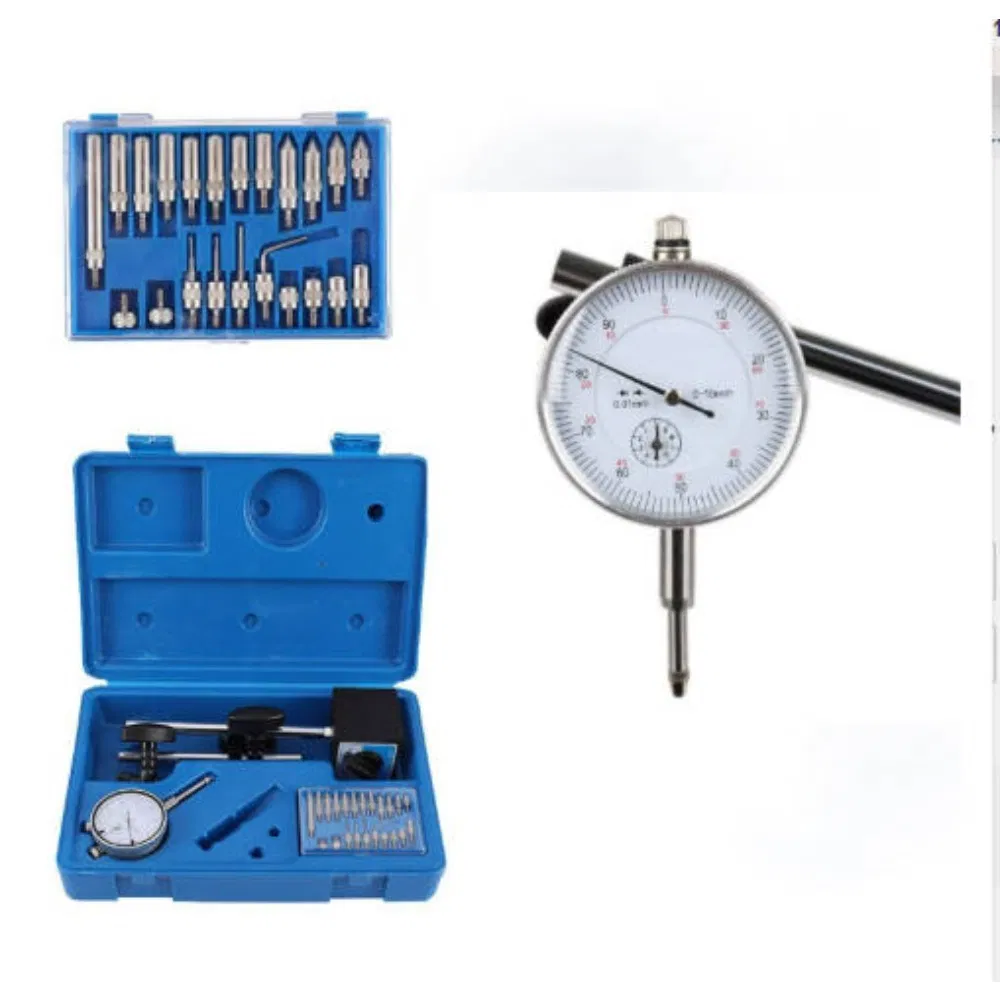 Magnetic Base Dial Indicator Stand With Fine Adjustment, 0-10mm Range, DIN878 Standard_voghion.com
