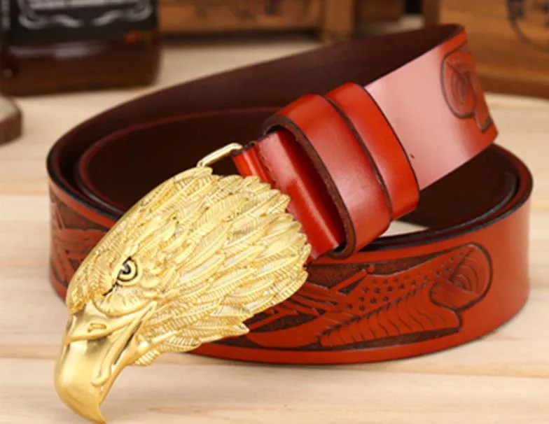 2023 Neie Rimm Groussen Designer fir Männer Koffer Eagle Buckle Männer a Fraen Tailleband Rëndleder Rimm_voghion.com