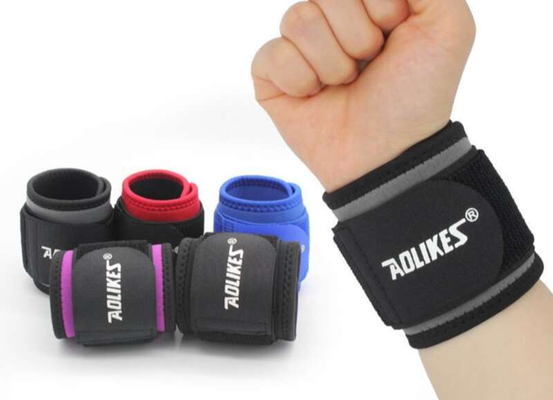 【 51000 Positive Reviews 】 Sports Wristband And For Men, Fitness, Anti Sprain, Pressure Bandage, Basketball, Thin,_voghion.com