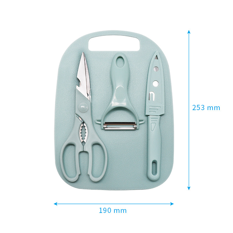 Cutlery With Scissors Knife Peeler Fruit For Kitchen Stock Cutting Board_voghion.com