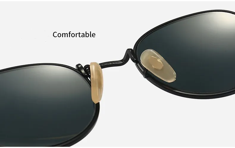 Men's Retro Designer Sunglasses Metal Frame Classic Eyewear_voghion.com