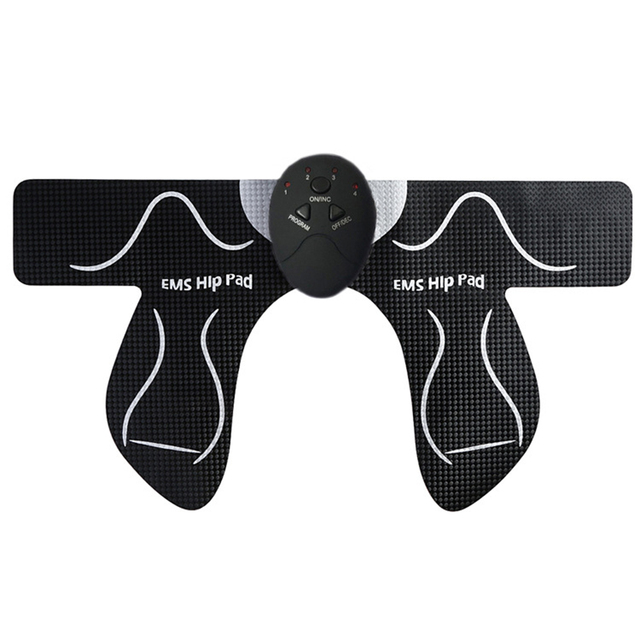 EMS Hüfttrainer Muskelstimulator Gesäß straffer Lifter elektrische Vibration ABS Bauchtrainer Pad Hüfte Abnehmen Massagegerät Körper_voghion.com