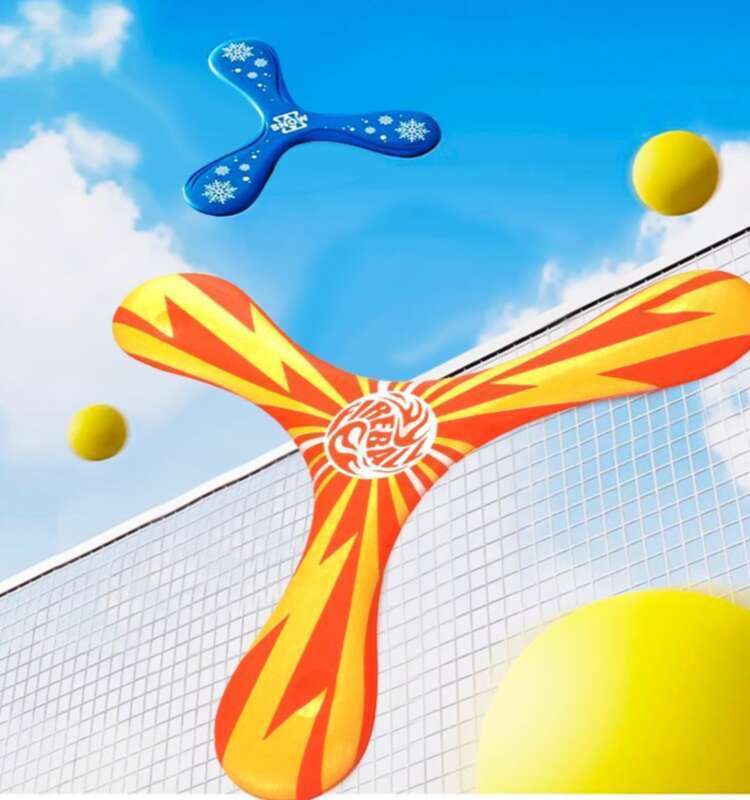 Children's Toy Soft Three Leaf Cool And Safe Parent-child Interaction Outdoor Sports Boomerang_voghion.com