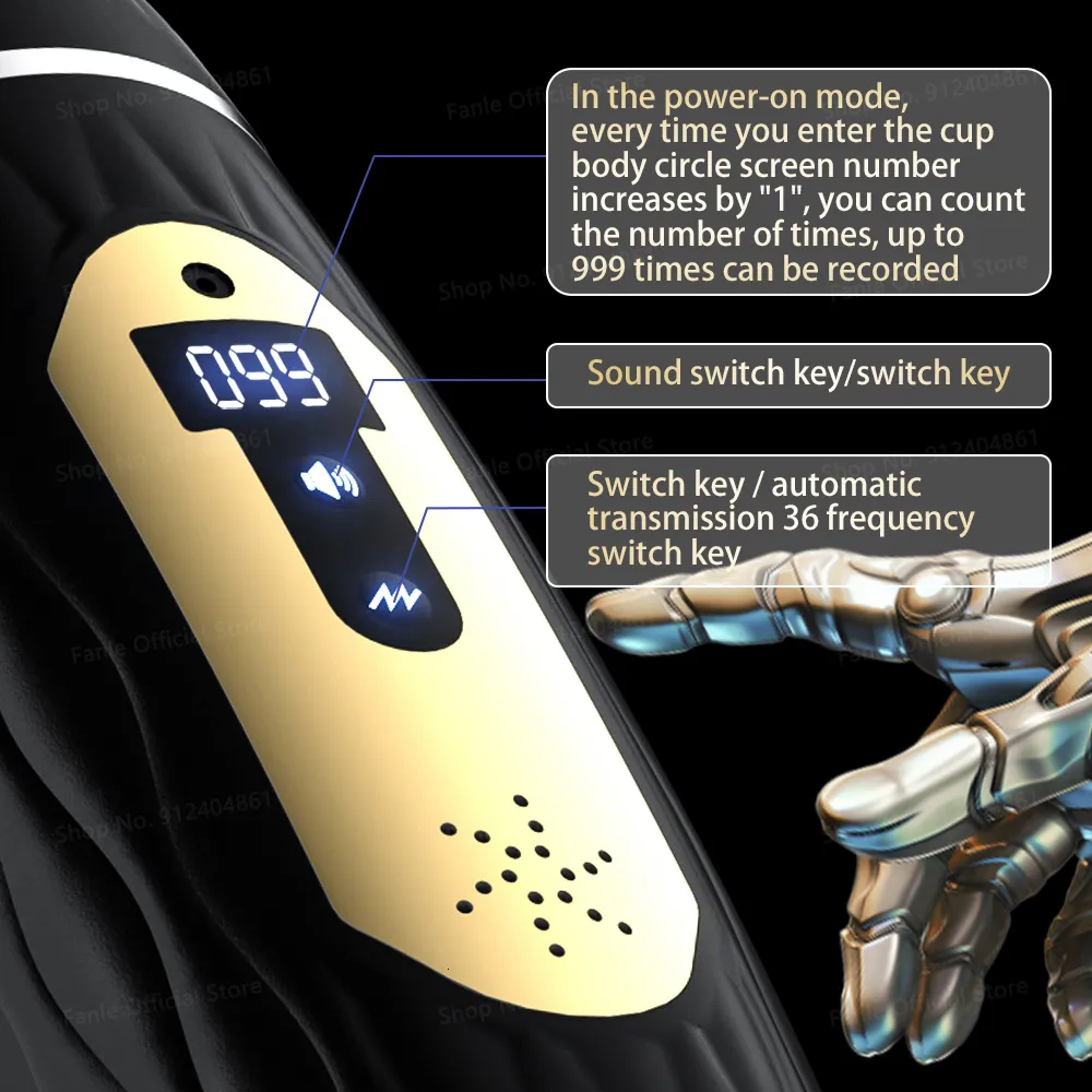 Masturbateurs Masturbation masculine Coupe automatique Suceuse Fellation Poche Pusssy Vagin Vibrateur Sex Toy pour Adulte 2024_voghion.com