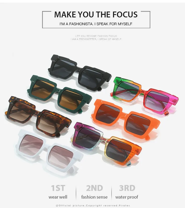 Sonnenbrille D&T 2024 Mode Wrap Frauen Männer Vintage Bunte Linsenrahmen Marke Designer Vielseitiger Casual Augenschutz_voghion.com