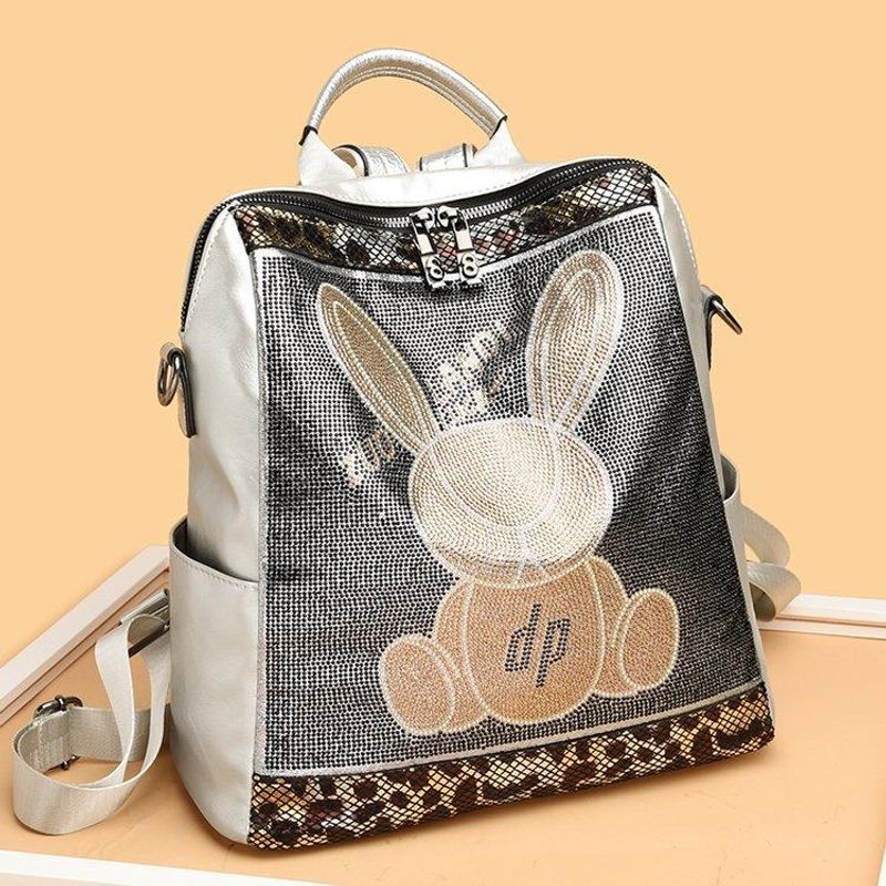 Rhie Women's 2024 Nuovo Zaino Versatile in Pelle di Alta Qualità Grande Capacità Borsa a Tracolla Casual Moda_voghion.com