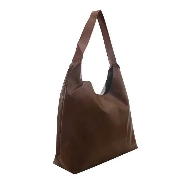 Design classico, alla moda, senso coreano e grande capacità, morbida pelle, tracolla da pendolare sotto le ascelle per ufficio_voghion.com