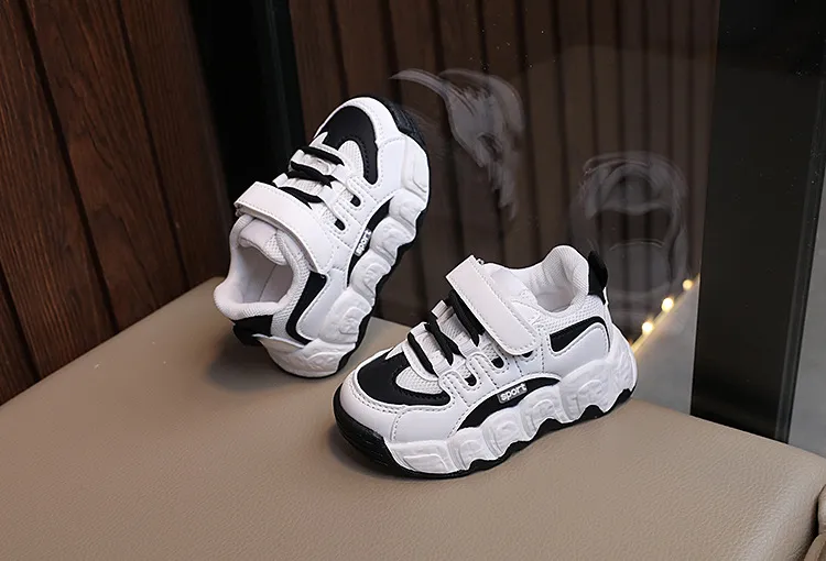 Children Sneakers Light Weight Infant Boys Girls Casual Happysteps Soft Bottom School Student Kids Sport Basketball_desvips.com