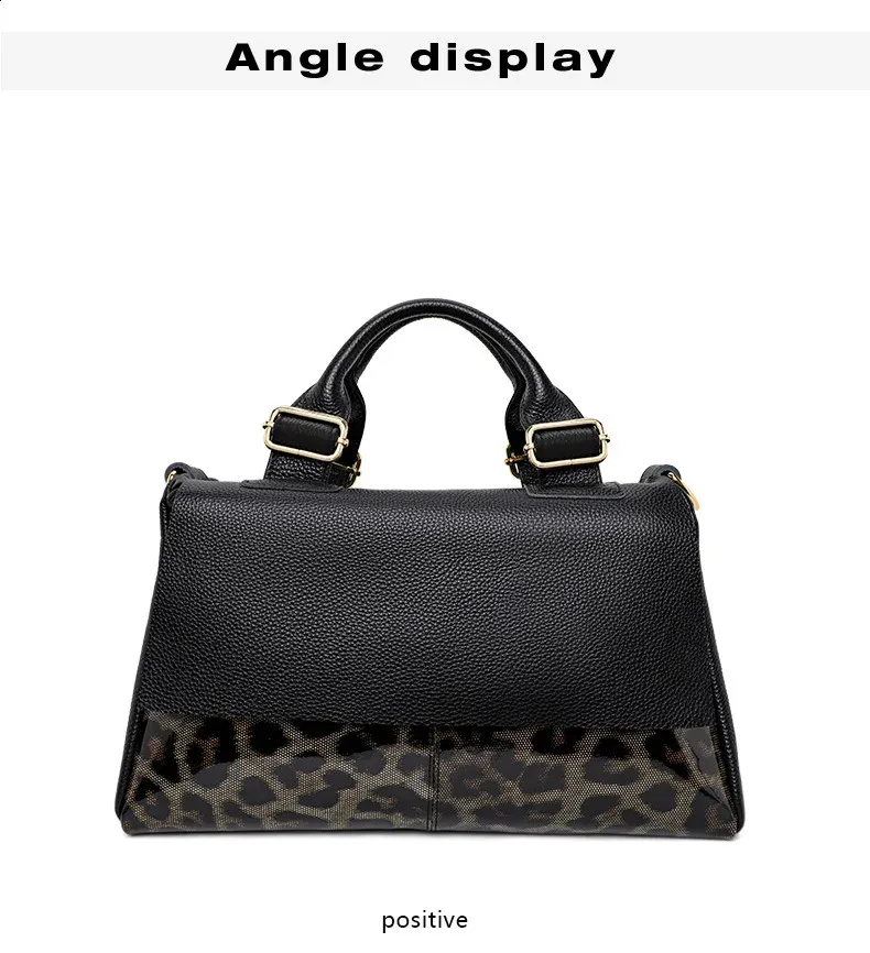 Aidrani Women's Genuine Leather Handbag, Premium Leopard Print Bag_voghion.com