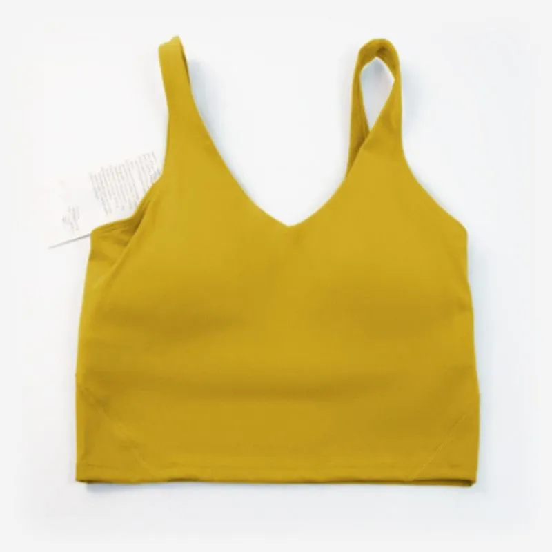 maiou align u haine de sală ținută de yoga cu uscare rapidă femei casual alergare nud sutien sport strâmt vestă sport lenjerie intimă_voghion.com