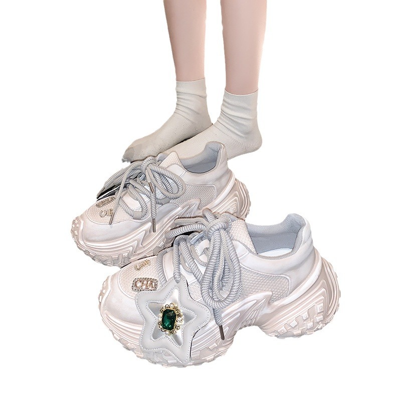 2024 Neue weiche Leder-Reibwasser-Diamant-Freizeitschuhe mit Matsuda-Sohle, vielseitige Sportschuhe, Papa-Schuhe für Frauen_voghion.com