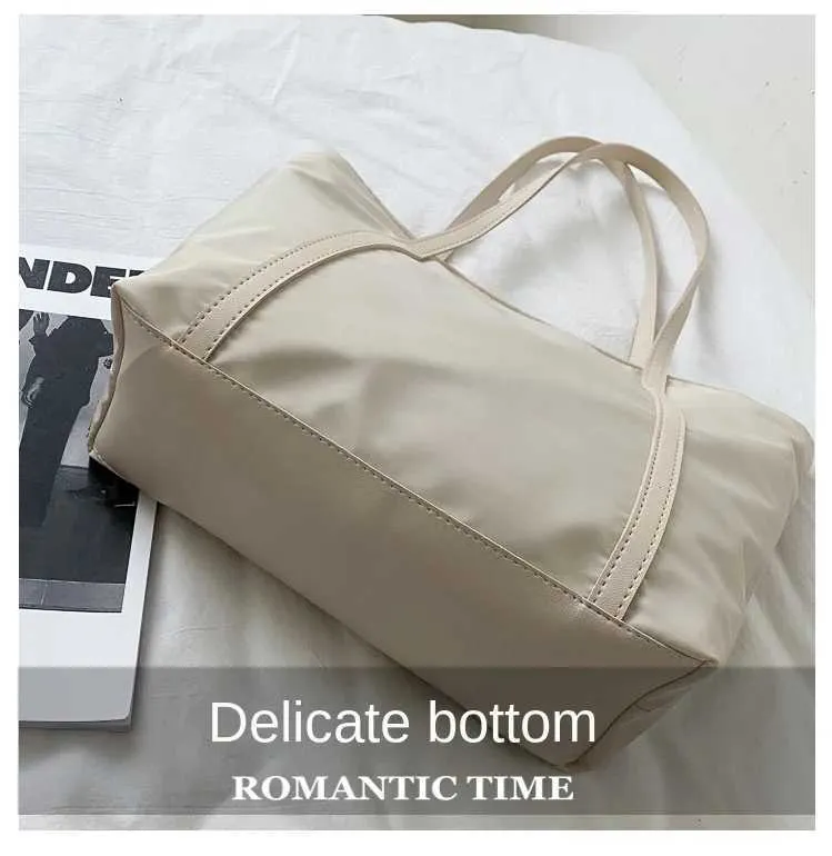 Saco tote de oxford para mulher bolsa grande para compras_voghion.com