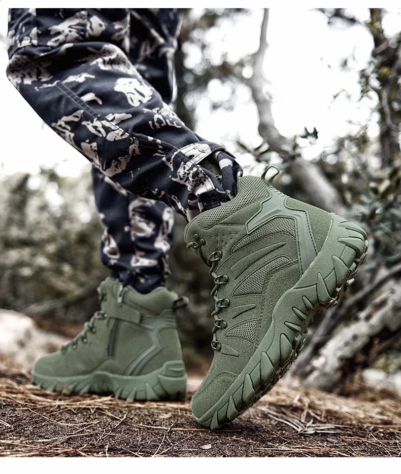 Tactical Combat Training Boots For Hiking And Outdoor Activities_voghion.com