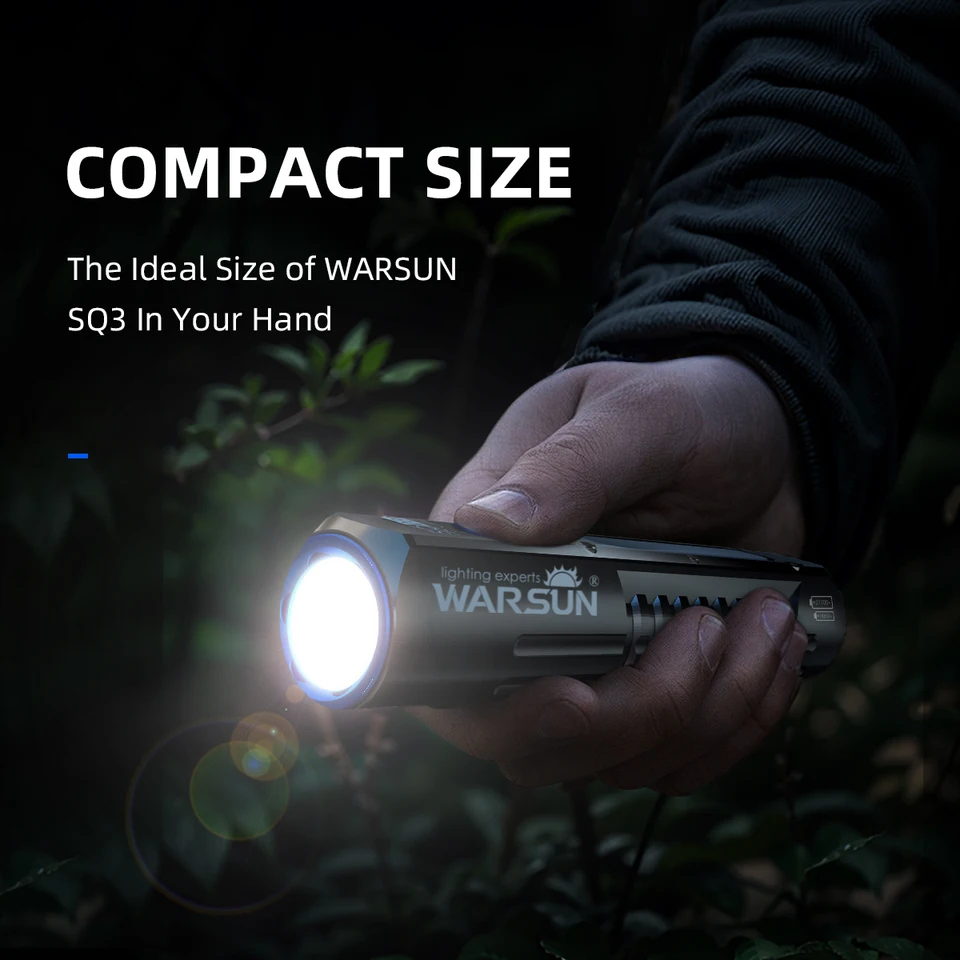 Lampe torche led rechargeable puissante avec aimant intégré_voghion.com