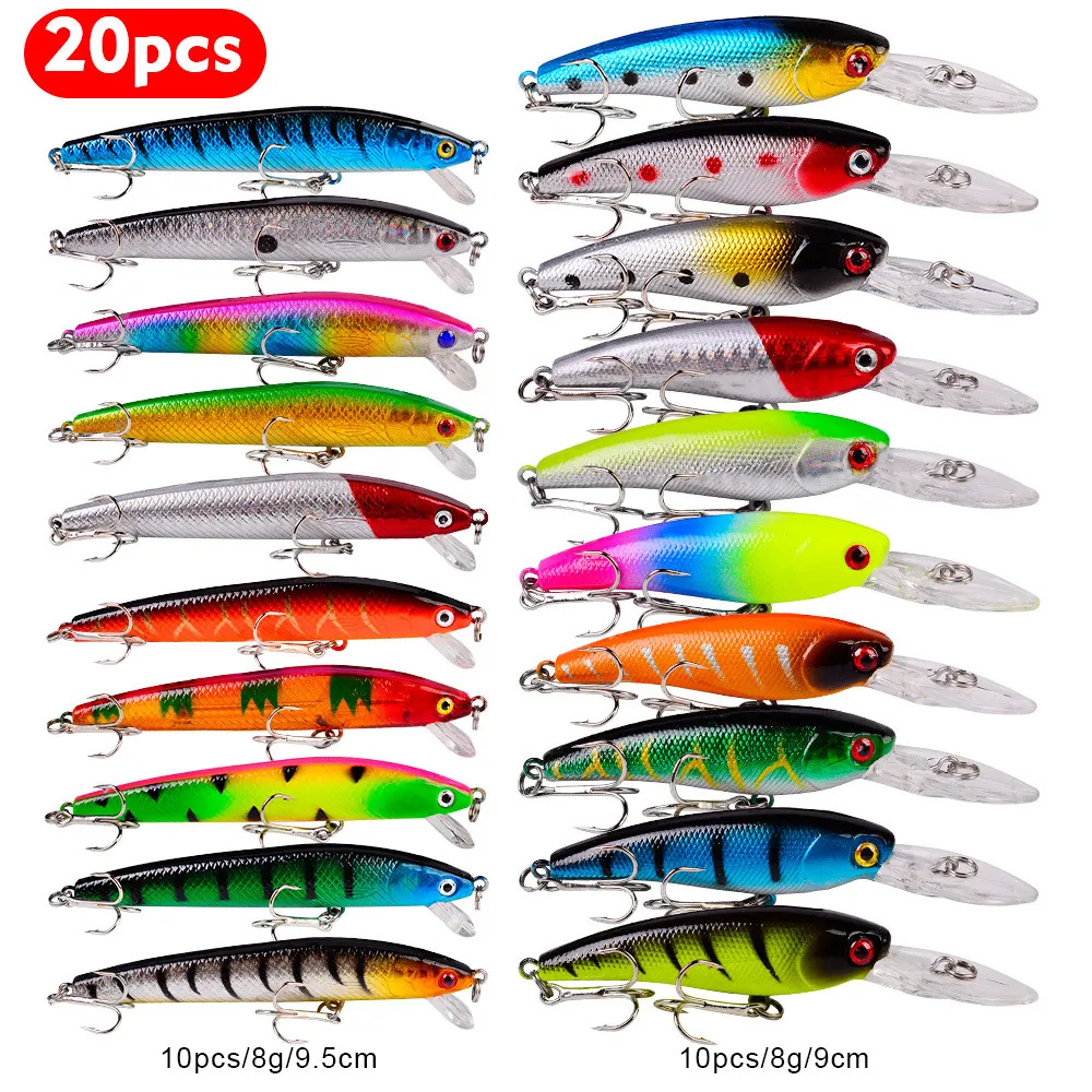 Esche Esche da pesca Set di esche rigide Mini Minnow Floating Swing Crankbait Crazy Wobblers Artificiale Bionic Crank_voghion.com