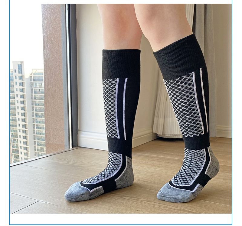 Profesjonalne dziecięce narty jedno-/dwuosobowe, długie rurki, pogrubione, jesienno-zimowe, ciepłe, dla dorosłych, do wędrówek na świeżym powietrzu_voghion.com