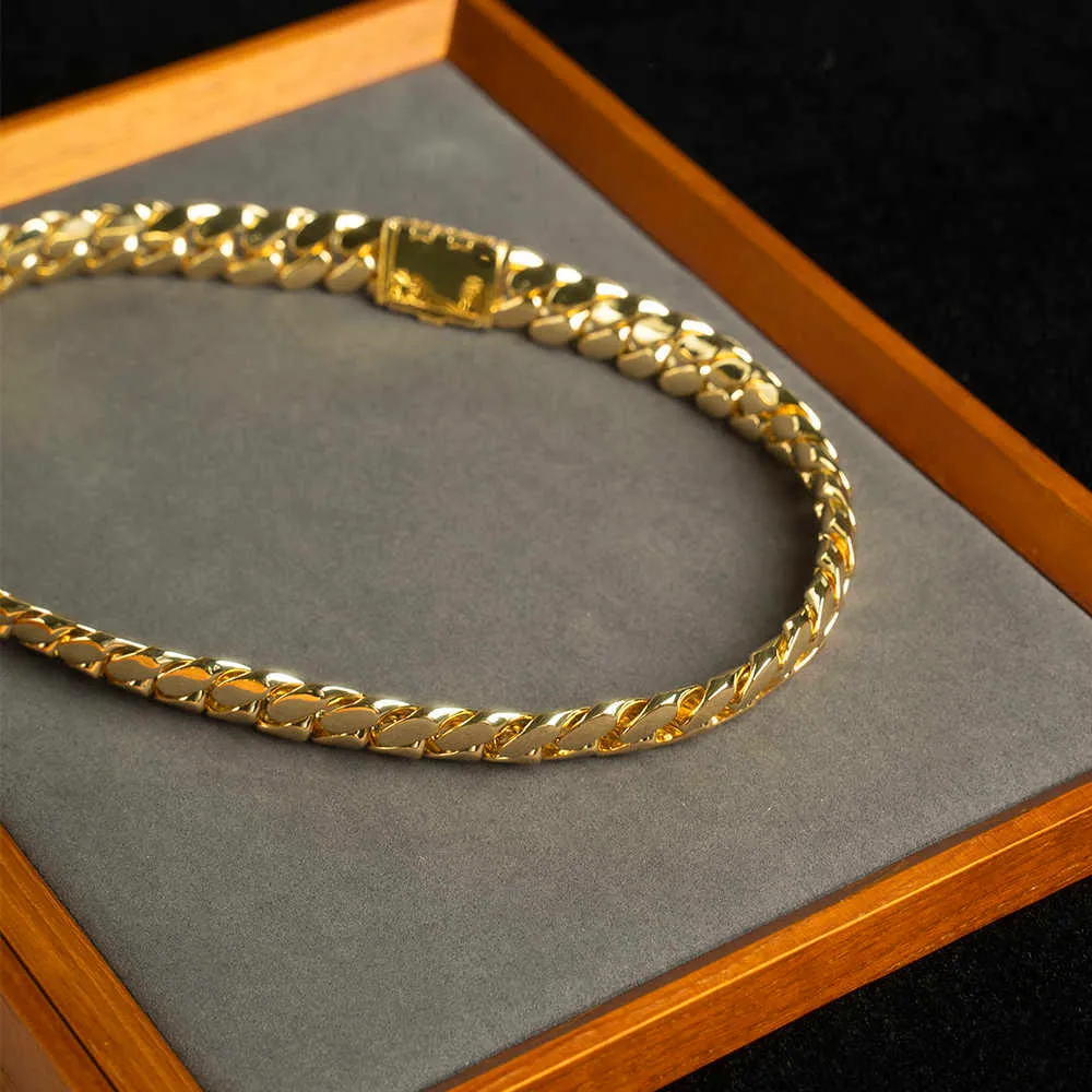 Gargantilla con eslabones personalizados, collar de cadena cubana Miami de oro de 20 mm_voghion.com