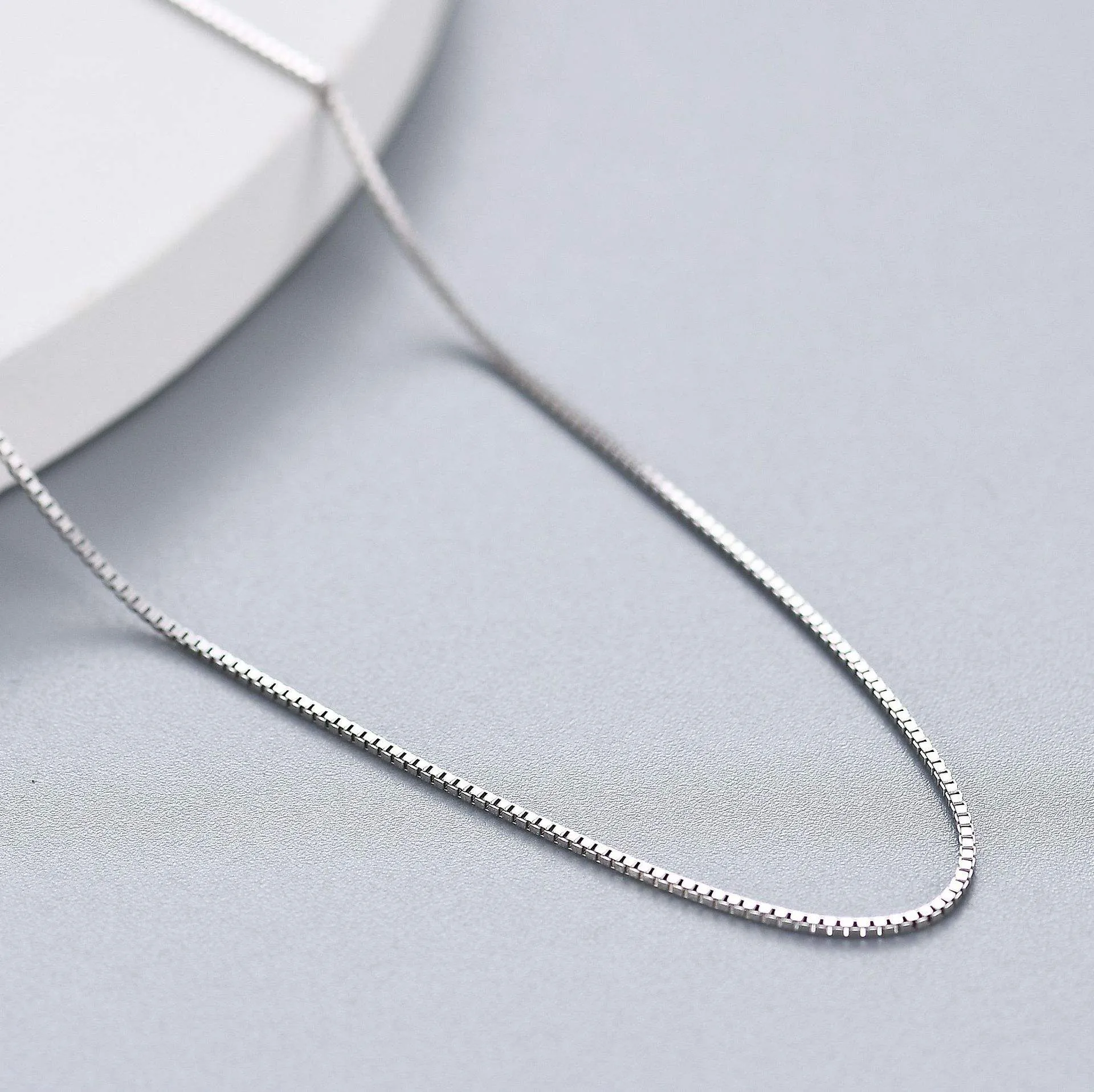 SC-6 Catena d'argento italiana, gioielli a forma di serpente, catene in argento intrecciate all'ingrosso all'ingrosso_voghion.com