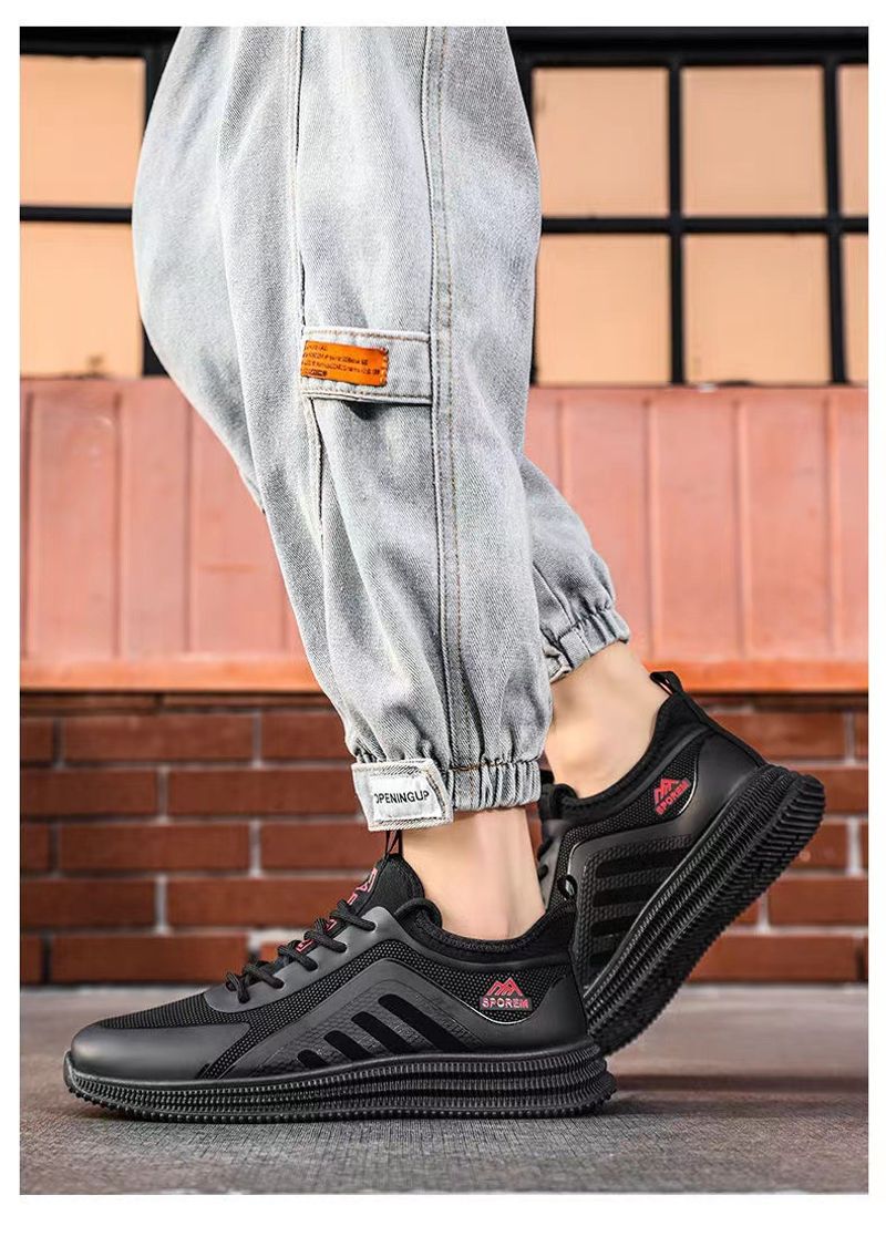 [Preferred] 8109 New Comfortable Breathable Flying Mesh Soft Sole High Quality Trendy Men's Shoes_voghion.com