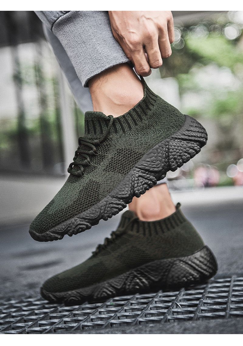 Meeste uued suvised kootud hingavad vabaaja spordijalatsid, naiste sokisuu kerged paaridele mõeldud reisijooksujalatsid_voghion.com