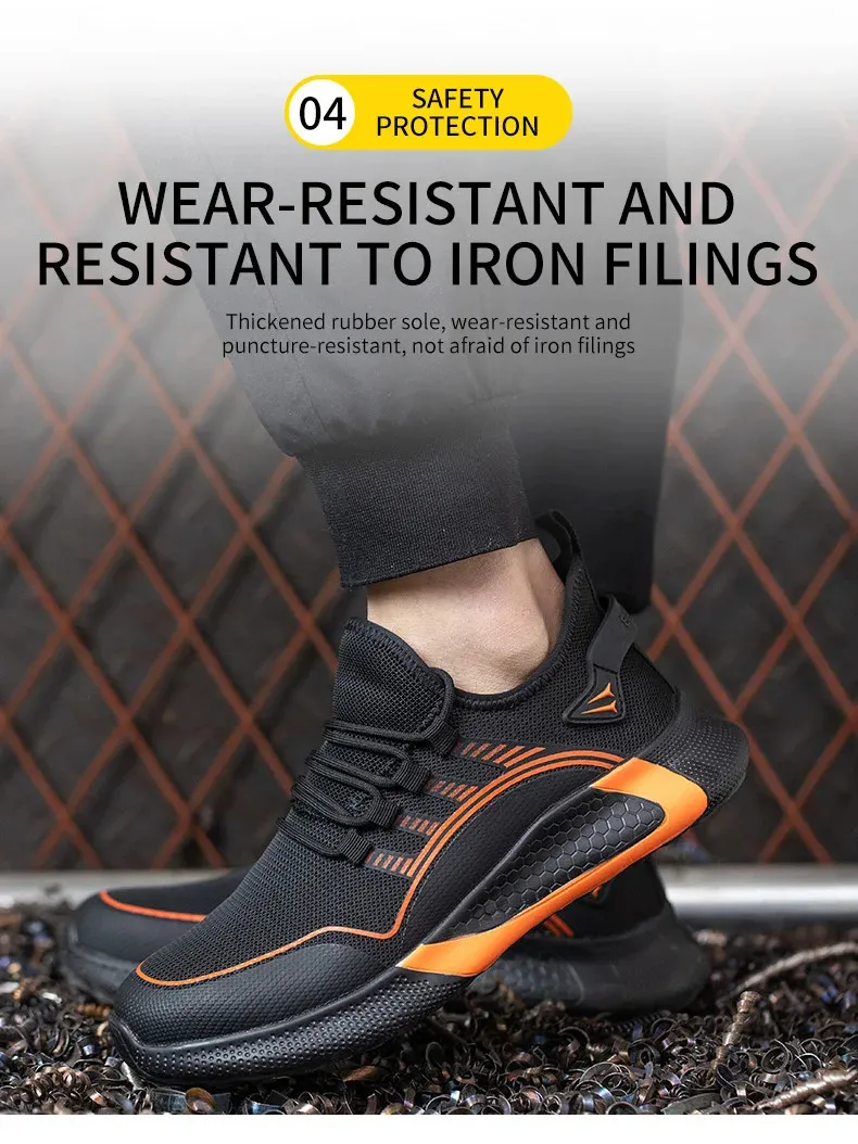 Stahl Sicherheit Casual Atmungsaktive Licht Toe Smashing Anti Stab Arbeit Schuhe Herren_voghion.com