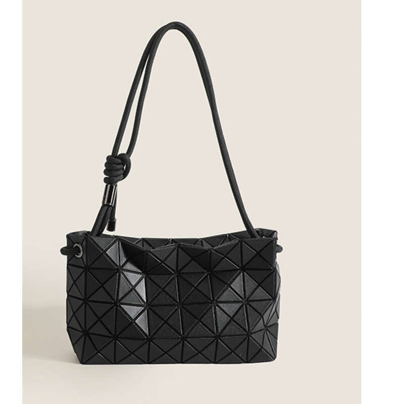 Borsa a tracolla Tofu Geometric CheckHandbag Borsa da donna multifunzionale_voghion.com