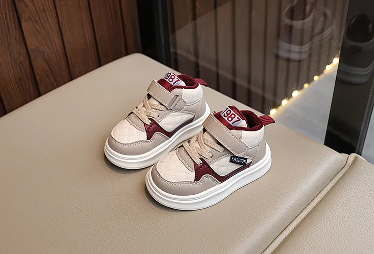 Zapatillas deportivas de invierno 2025 para niños y niñas, informales, antideslizantes, de Littlesprouts, para baloncesto._voghion.com