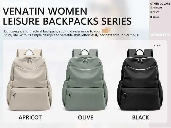 Nylon Rucksack Für Damen Und Herren Leichter Reiserucksack_voghion.com