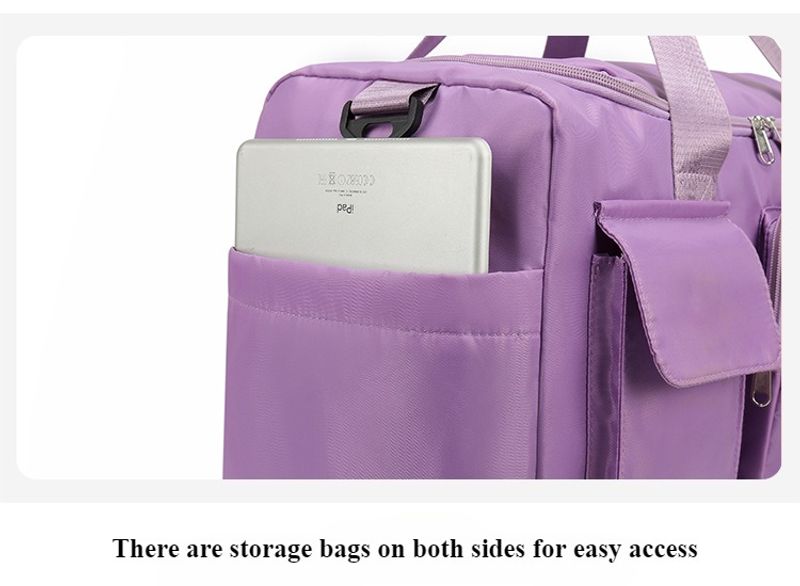 Große Kapazität Kurztrip-Tasche, Fiess-Tasche, Schwimmtraining, Yoga, Sport Trocken- und Nasstrennung, Mehrere Taschen,_voghion.com