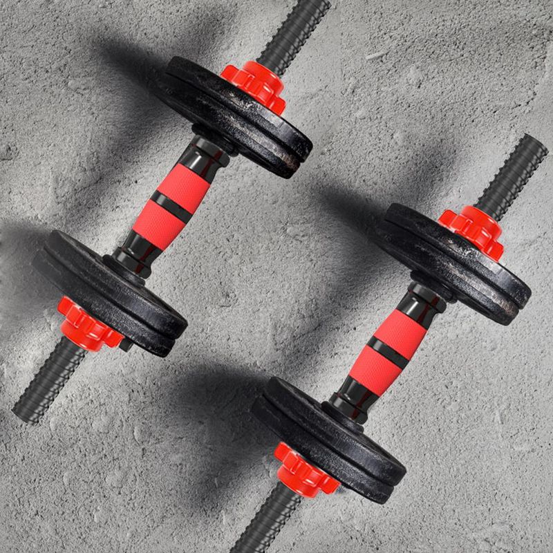 2pcs Umbbell Durable Prime Barbell Handle Dumbbell Bars for Workout Gym Weightlifting Training_voghion.com